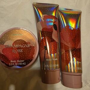 Champion Champagne Rose Body Wash Set